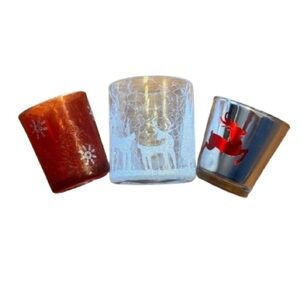 Holiday Votive Candle Holder set